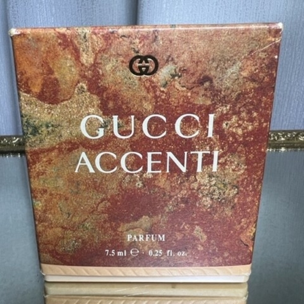 Gucci Accenti Parfum - Elegant Brown and Gold